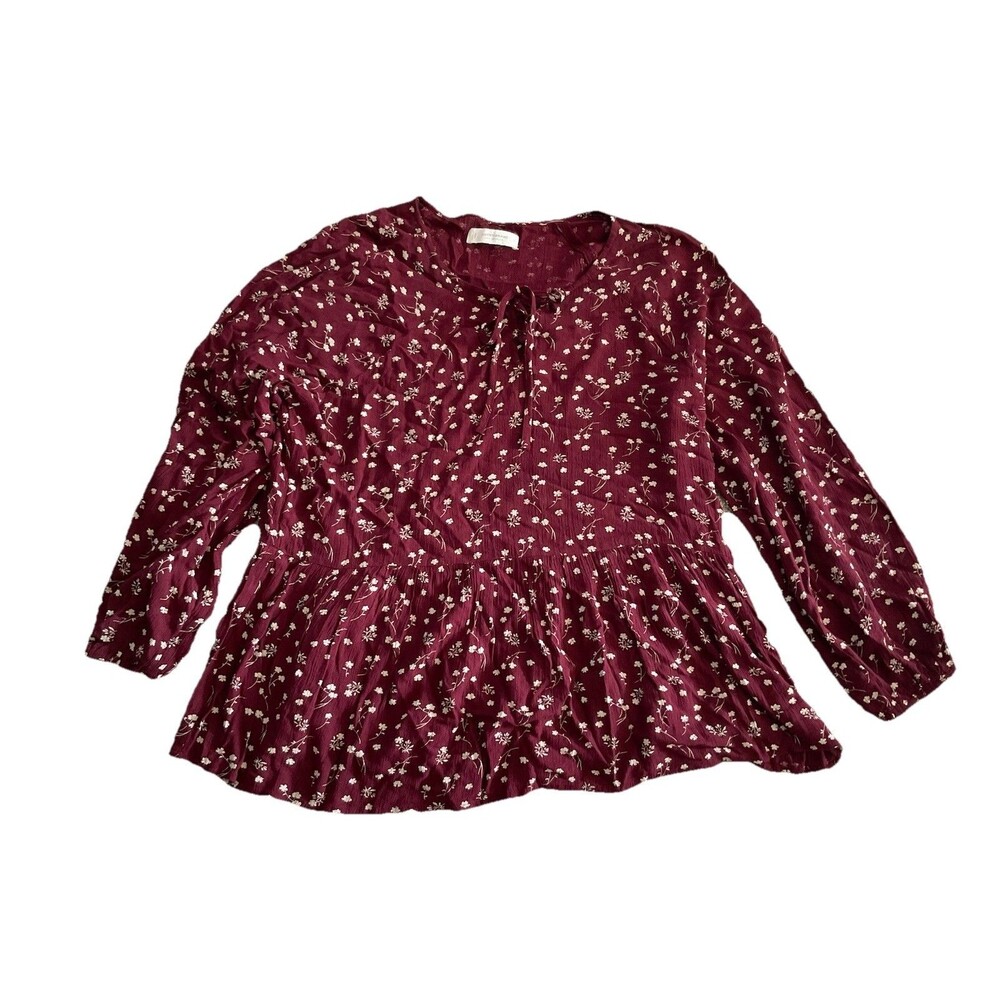Lucky Brand Top Women’s Floral Tunic Large
